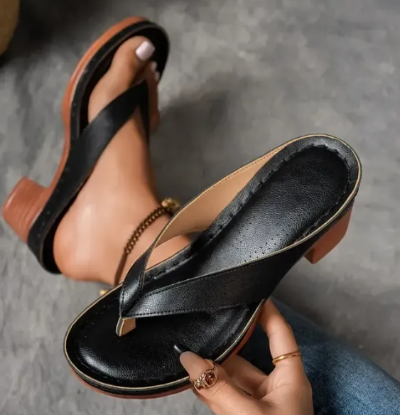 Ladies' Colorful Chunky Summer Sandals