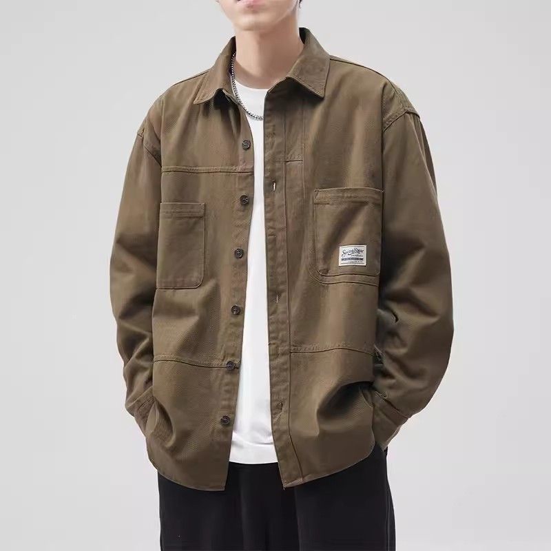 Men's Vintage Cotton Cardigan for Spring and Fall
