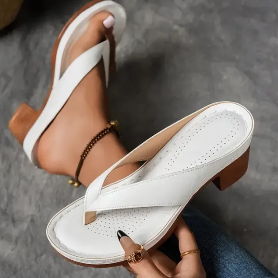 Ladies' Colorful Chunky Summer Sandals